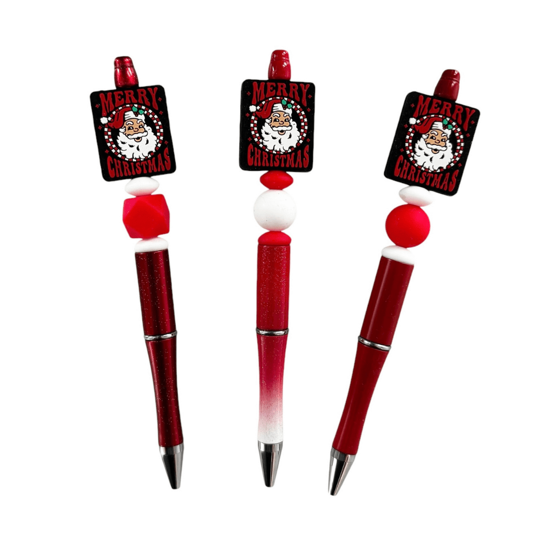 Lily’s Christmas Beaded Pens | Black Ink
