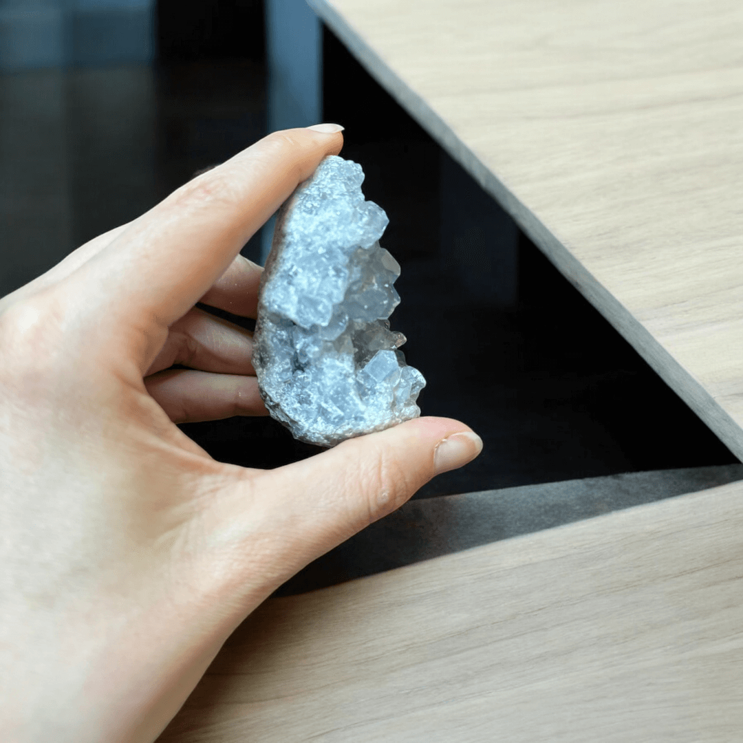 Celestite Crystal Cluster