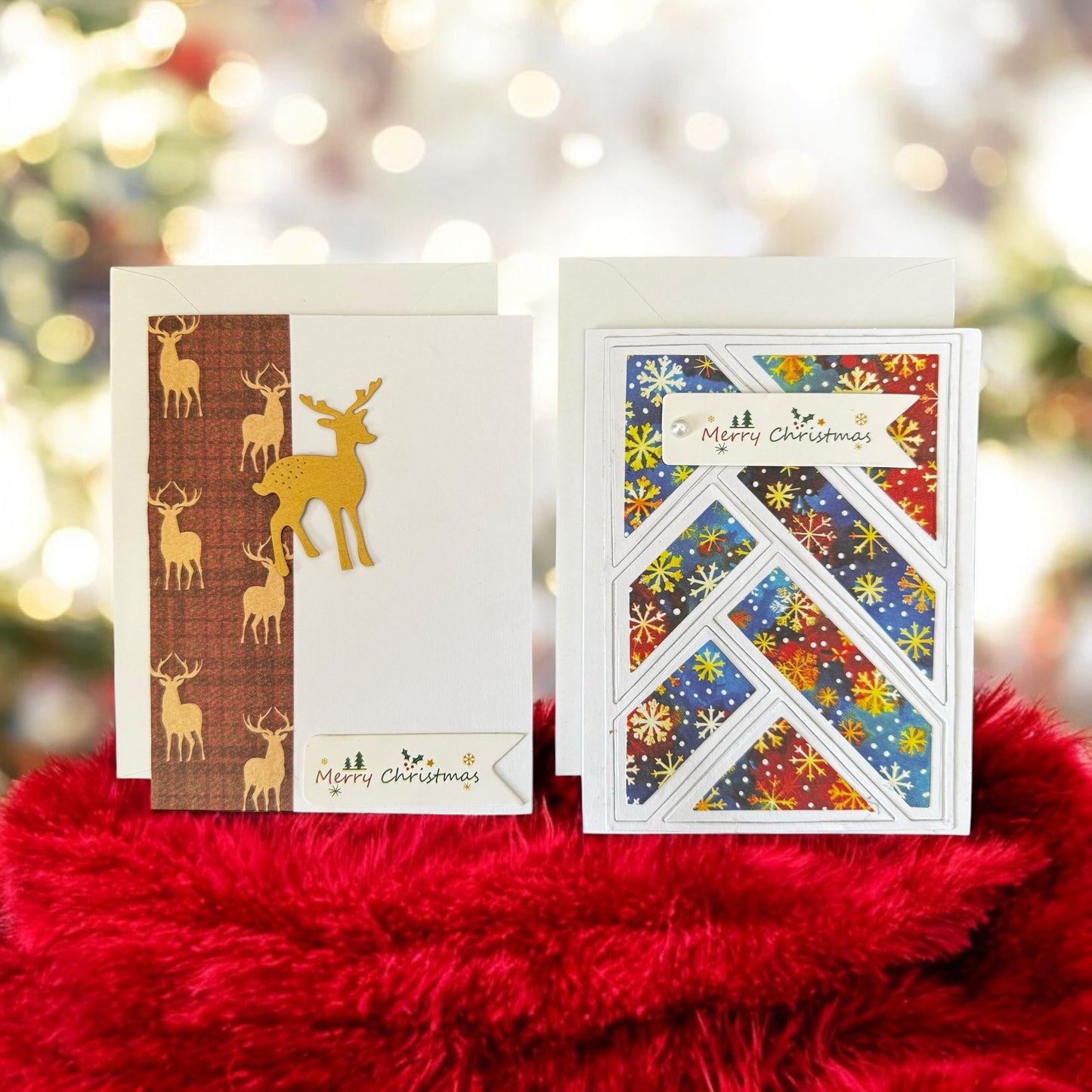 Lily's Handmade Christmas Cards | 2 Pack