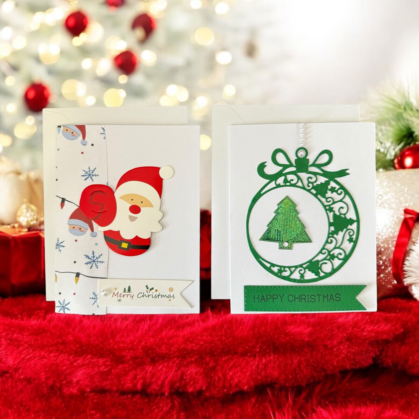 Lily's Handmade Christmas Cards | 2 Pack
