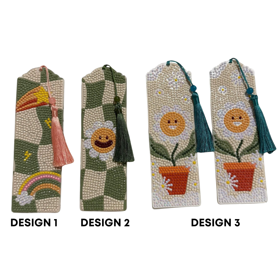 Lily's Diamond Dot Bookmark Flower Theme