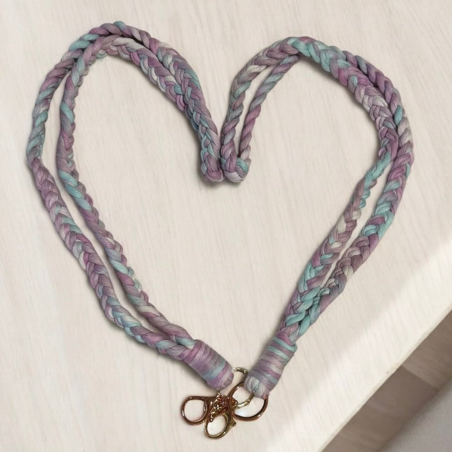 Macrame Lanyard | Unicorn Colours