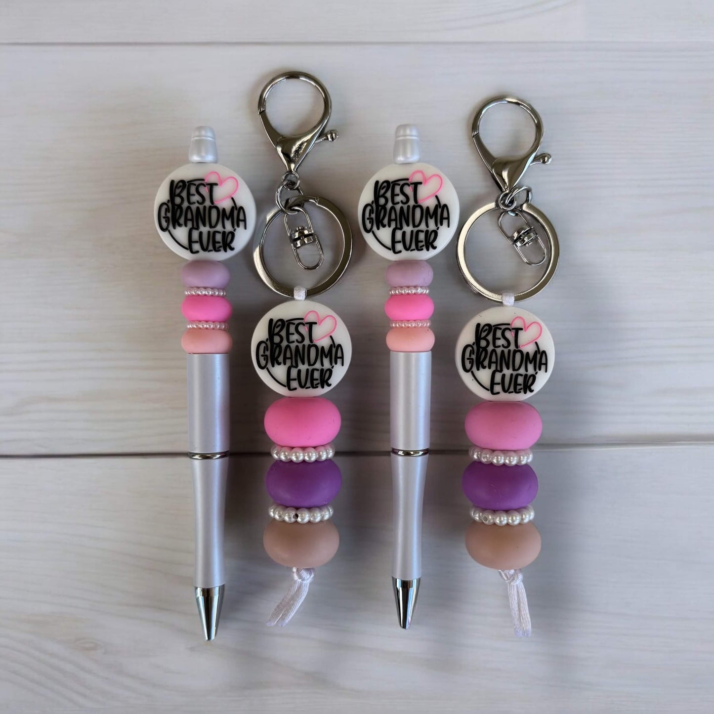 Best Grandma Ever Keyring & Pen Gift Set