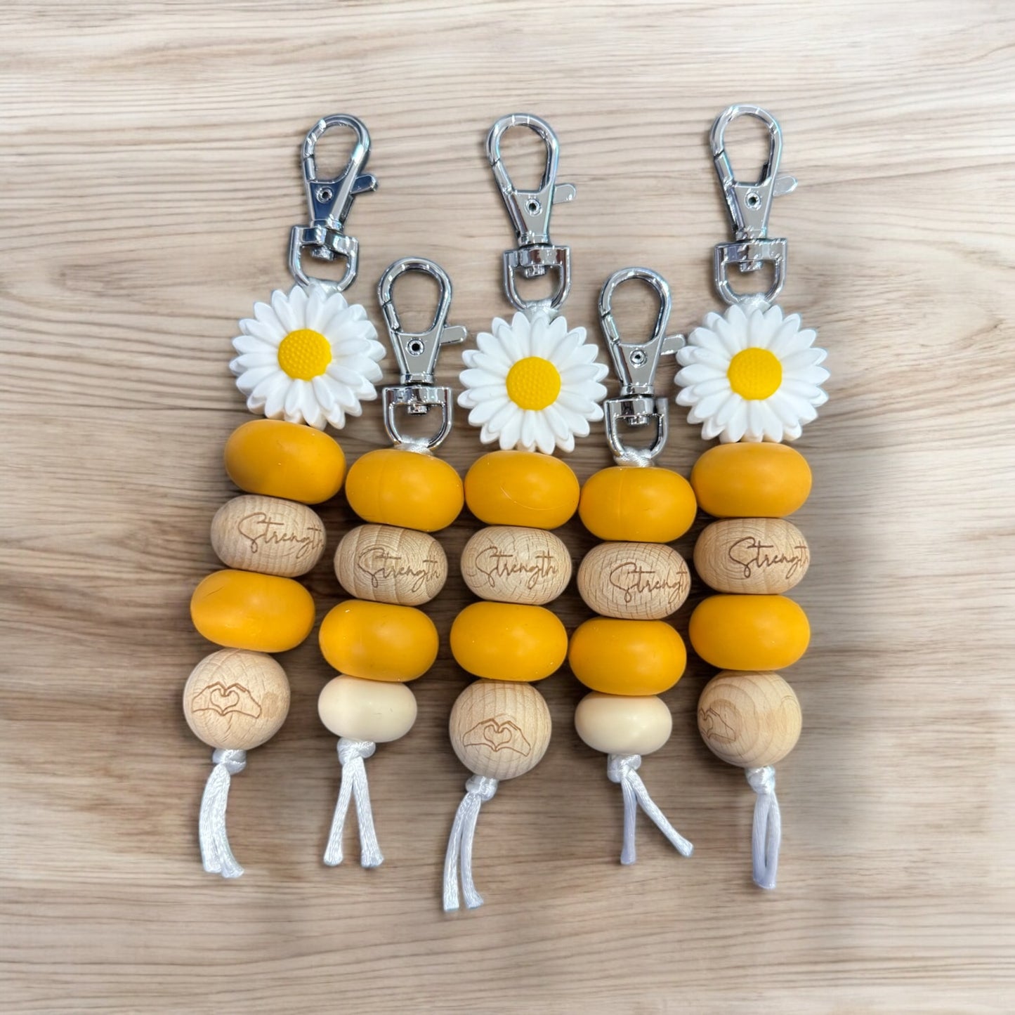Strength Keyring | Orange Awareness