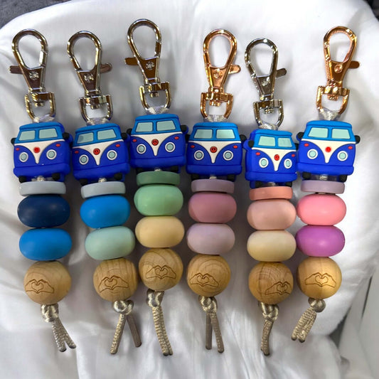 Kombi Van Keyring | Different Colours