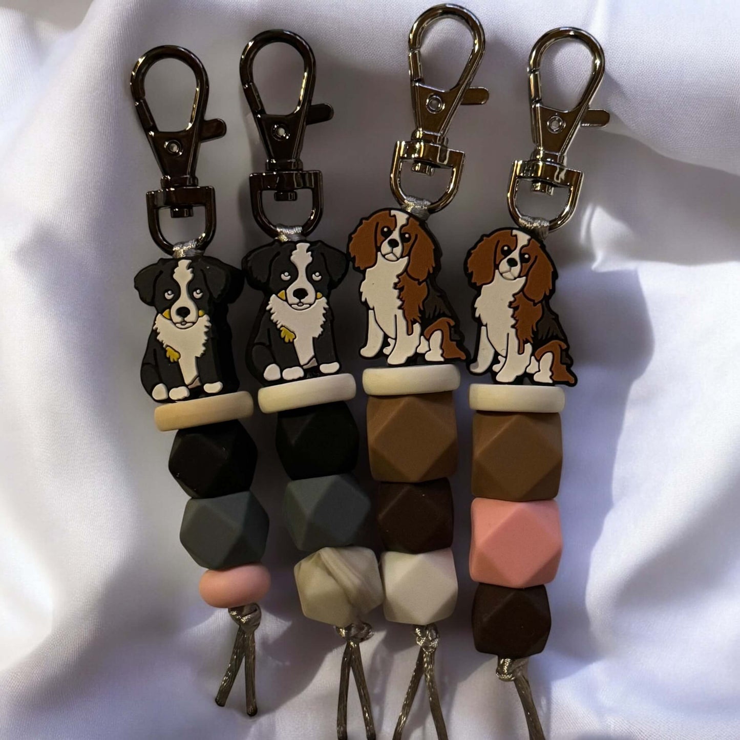 Dog Keyring | Cavalier or Border Collie