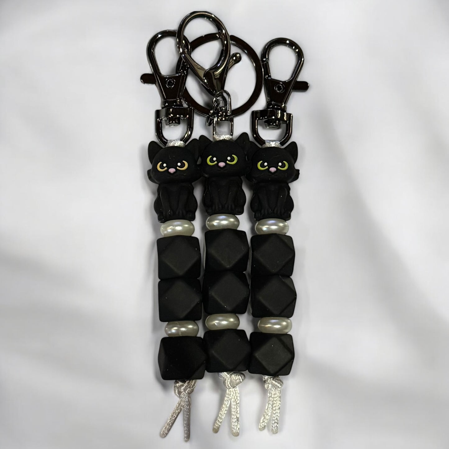 Cat Keyring | Black