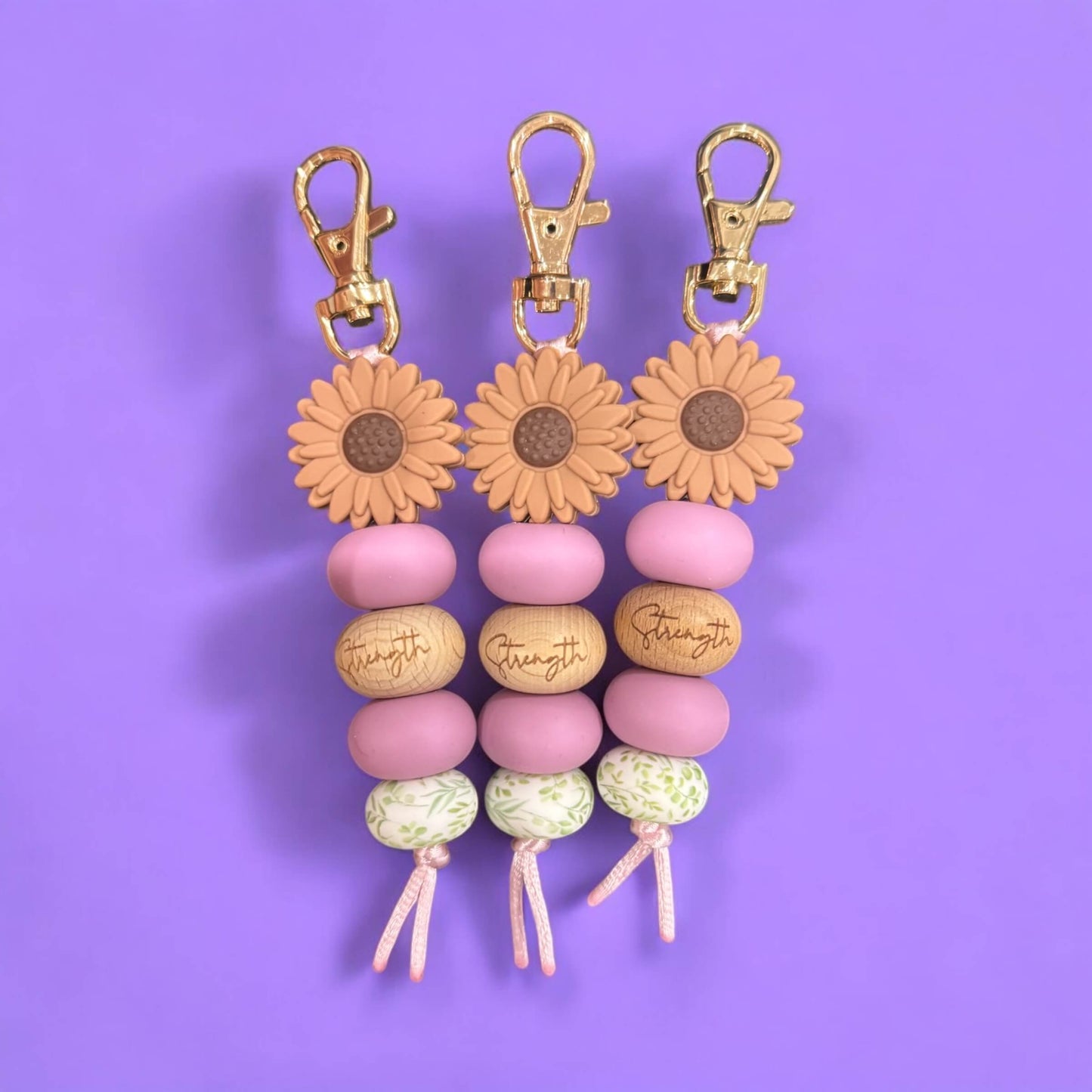 Strength Keyring | Purple