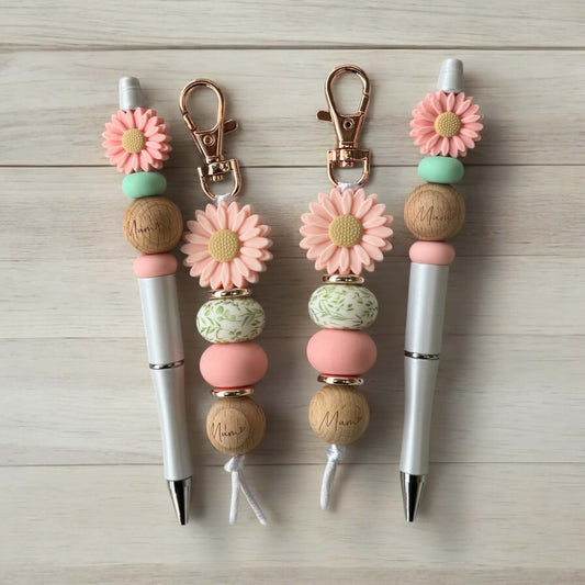 Mum Keyring & Pen Gift Set | Pink