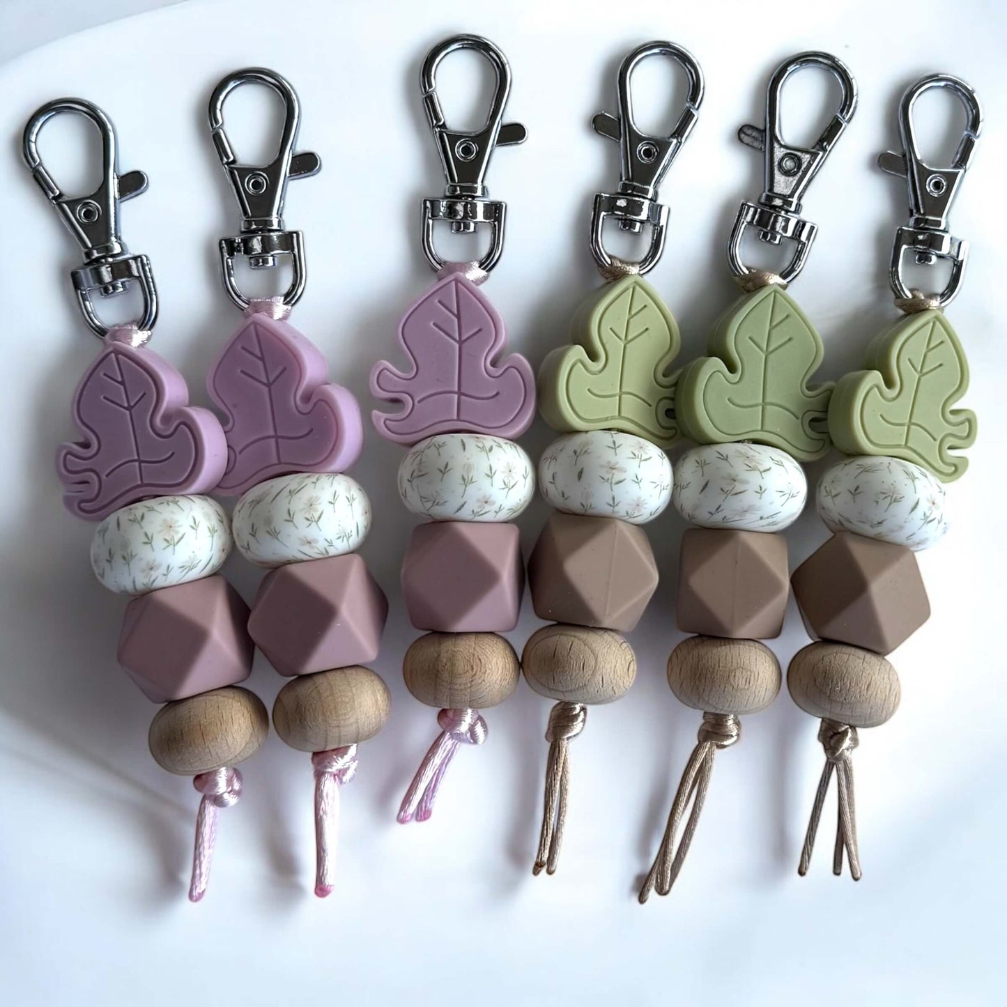Monstera Keyring | Purple Or Green